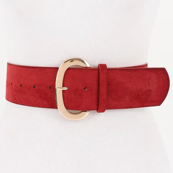 Super Stylish Oval Buckled Wide Belt - Picture 1 of 2
